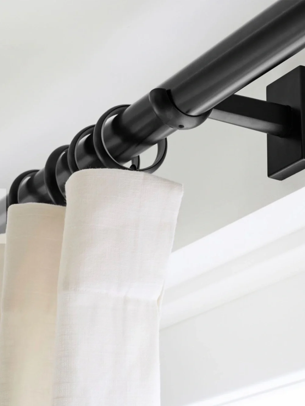 Pottery Barn Quiet-Glide Curtain Rings | Antique Bronze | 4 Sets